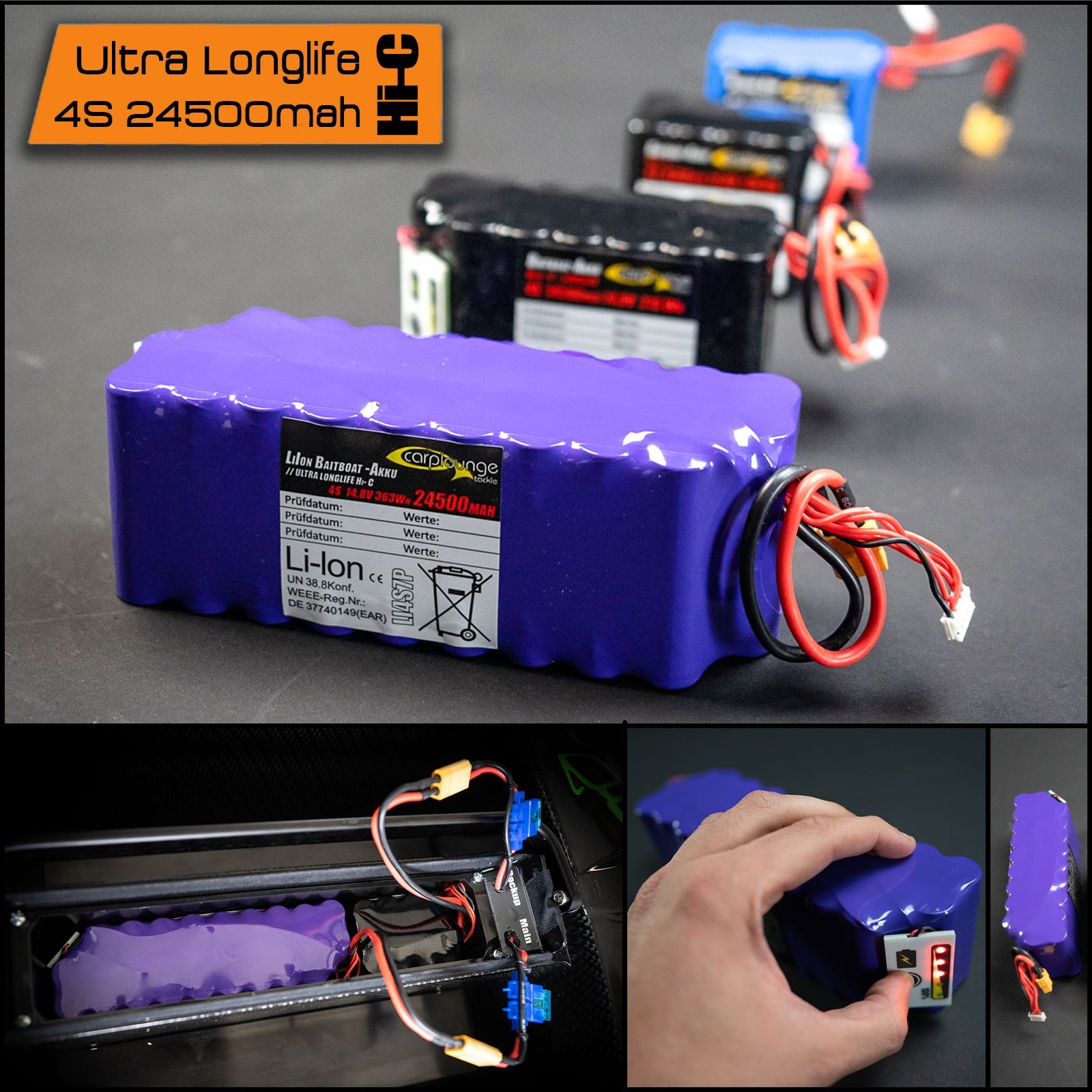Batéria Li-Ion Ultra Longlife 14,8V 24,5Ah